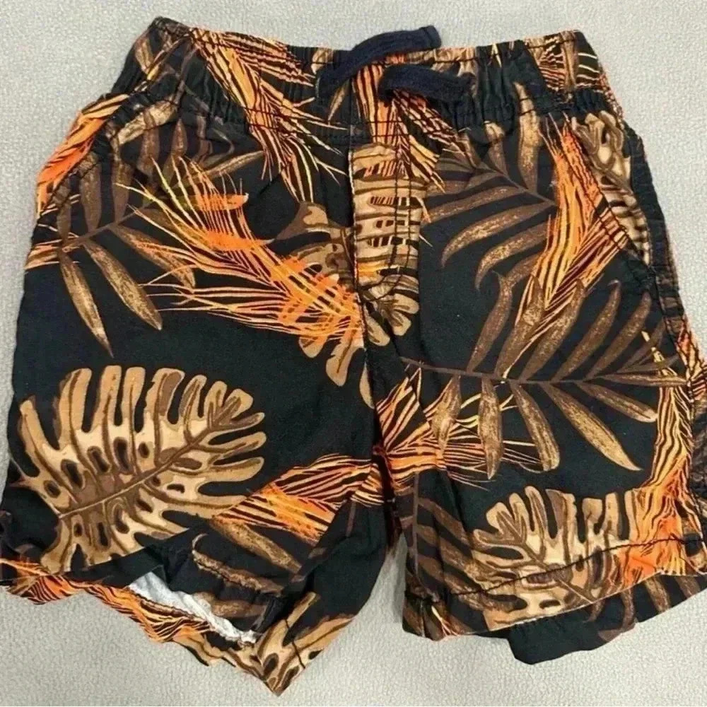Gymboree leaf Print Foliage Shorts Size 18-24 Months